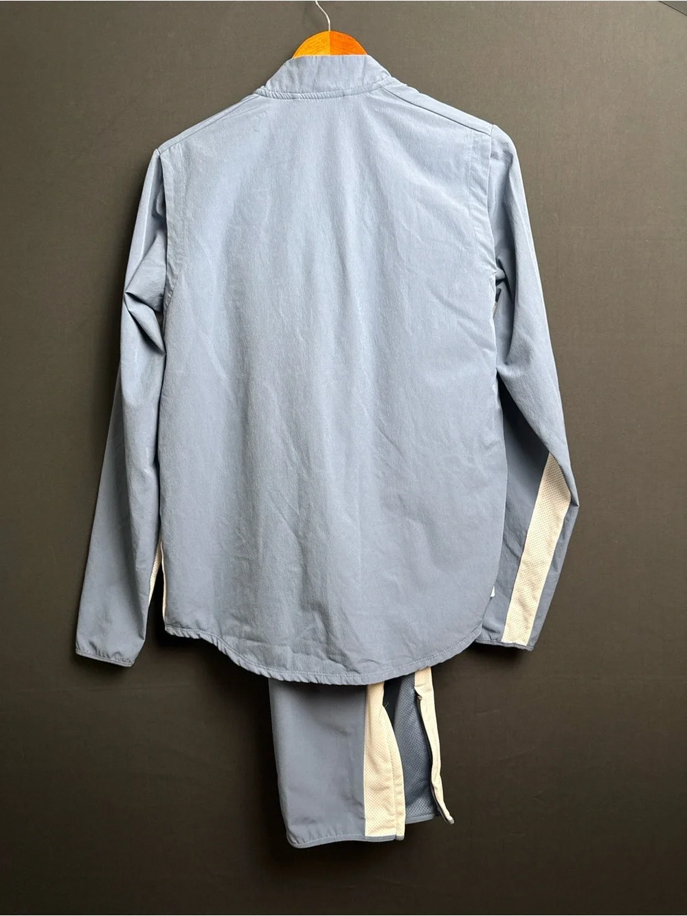Teen Nike Slate Blue and White Track Jacket with Neon Accent - Picture 9 of 9